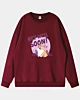 Get Well Soon Funny Cat - Sweatshirt à épaules tombantes