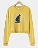 Halloween Cat Flat - Sweatshirt court