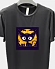 Halloween Katze - Schnell trocknendes T-Shirt