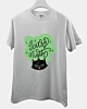 Halloween Buchstabe Katze - Klassisches T-Shirt