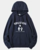 Homiesexual Weißes Pellet Fleece Hoodie