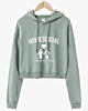 Homiesexual White Cropped Hoodie