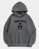 Homiesexual Sudadera negra de forro polar extragrande