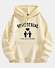 Homiesexual Black Drop Shoulder Fleece Hoodie