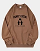 Sweatshirt surdimensionné Homiesexual noir