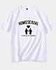 Homiesexual - Maglietta nera oversize a spalla scesa