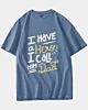 I Have A Hero I Call Him Dad Oversized Drop Shoulder T-Shirt