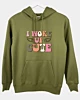 I Woke Up Cute Baby Girls Pellet Fleece Hoodie