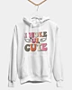 I Woke Up Cute Baby Girls Classic Fleece Hoodie