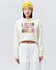 I Woke Up Cute Baby Girls Cropped Hoodie