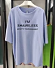 I'm Shameless What's Your Excuse Oversized Mid Half Sleeve T-Shirt