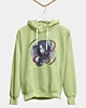 Japanese Anime Style Girls Classic Fleece Hoodie