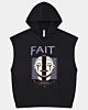 Japanese Cool Anime Fait Trust Sleeveless Hoodie