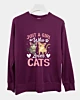 Just A Girl Who Love Cats - Sweatshirt classique