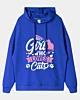 Just A Girl Who Loves Cats Drop Shoulder Hoodie