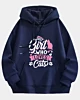 Just A Girl Who Loves Cats Drop Shoulder Fleece Hoodie