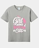 Solo una ragazza che ama i gatti 6.2oz T-shirt classica