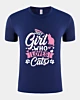 Juste une fille qui aime les chats T-shirt premium