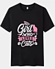 Just A Girl Who Loves Cats Cooling T-Shirt