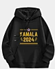 Felpa con cappuccio Kamala Vote 2024 a spalla cadente