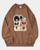 Cartoon Keflahentai Sweatshirt in Übergröße