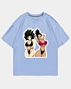 Cartoon Keflahentai Ice Cotton Oversized T-Shirt