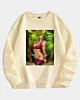 Keflahentai Drop Shoulder Fleece Sweatshirt