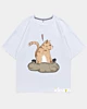 Let The Cat Out Of The Bag - Ice Cotton Oversized T-Shirt