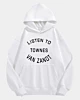 Listen To Townes Van Zandt Oversized Fleece Hoodie