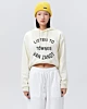 Listen To Townes Van Zandt Cropped Hoodie