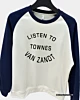 Listen To Townes Van Zandt Raglan Sleeve Sweatshirt