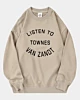 Listen To Townes Van Zandt Oversized Sweatshirt