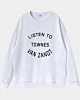 Listen To Townes Van Zandt Drop Shoulder Sweatshirt