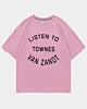 Listen To Townes Van Zandt Ice Cotton Oversized T-Shirt