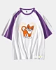 Love Cat - Mid Half Sleeve Raglan T-Shirt