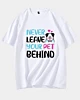 Never Leave Your Pet Behind - Oversized Drop Shoulder T-Shirt