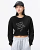 Never Tell An Octopus Your Secrets, Tentacle Puns Cropped Sweatshirt