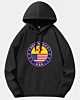 New Mexico USA Emblem Drop Shoulder Hoodie