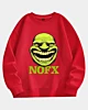 Nofx Original 90S Style Fan Art 3 - Sudadera polar con hombros caídos