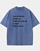 The Octopus Asked To Turn On The AC, Tentacle Puns Acid Wash T-Shirt