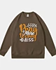 Christian Pray More Worry Less Pellet Fleece Sweatshirt