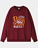 Christian Pray More Worry Less Drop Shoulder Sweatshirt