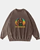 Retro Sasquatch Bigfoot Adventure - Sudadera Acid Wash