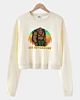 Retro Sasquatch Bigfoot Abenteuer - Cropped Sweatshirt