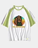 Retro Sasquatch Bigfoot Abenteuer - Mitte halbe Hülse Raglan T-Shirt