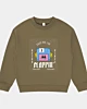 Retro Streetwear Save Me I'm Uibes Kids Young Sweatshirt