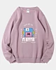 Retro Streetwear Save Me I'm Uibes Pellet Fleece Sweatshirt