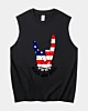 Rock- und Roll-amerikanisches Flaggen-Tanktop