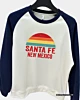 Sudadera de manga raglán Santa Fe New Mexico