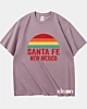 Camiseta de gran tamaño de Santa Fe, Nuevo México